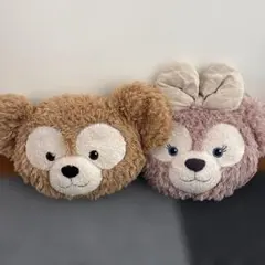 ダッフィー シェリーメイ 顔クッション ディズニーシー ダッフィフレンズ