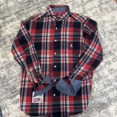 サイコバニー Psycho Bunny チェック柄ネルシャツ M