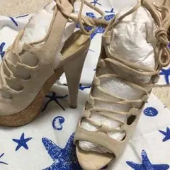 SALE【新品・未使用】R&E ROSESSENCEコルクレースアップ