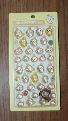 ちいかわボンボンドロップシール風　3Dステッカーシール