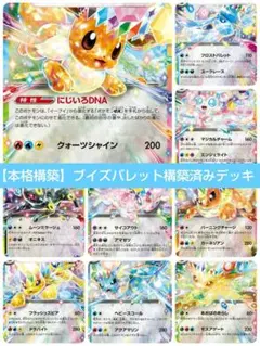 【本格構築】ブイズバレット構築済みデッキ　ポケモンカード　デッキ