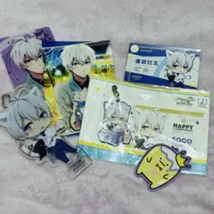 アイドリッシュセブン　逢坂壮五　ラバスト、ポストカード、ストラップ他　アイナナ