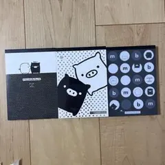 MONOKURO BOO メモ帳 3冊 サンエックス 平成レトロ モノクロブー