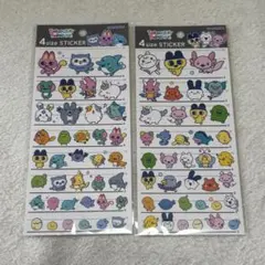 正規品★たまごっちパラダイス4サイズステッカーセット　２点セット