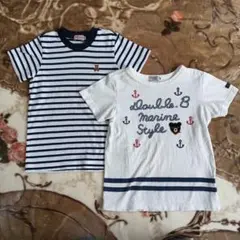 ミキハウス　ダブルビー　ホットビスケッツ　ブラックベアー　Ｔシャツ　カットソー