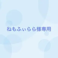 【９番目対応】ねもふぃらら様専用