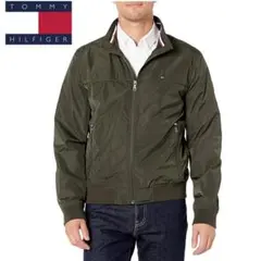 新品 XL ★ トミーヒルフィガー フルジップ ナイロン ジャケット US-L