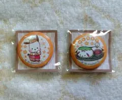 サンリオキャラクターズ　和菓子ティータイム ミニ缶バッジ　GiGO限定ポチャッコ