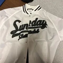 ぽ*こ様 ホワイト スタジャン Sunday Skateclub