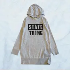 イング INGNI ビッグロゴ入りパーカー ロング丈 カジュアル 5423