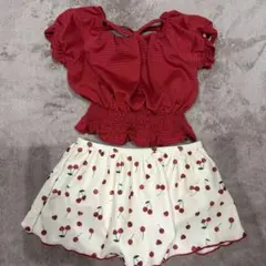 アプレレクール　水着　スイムウェア　100 セパレート　チェリー