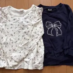 petit mainプティマイン 裏毛 長袖 ロンT 100cm 110cm