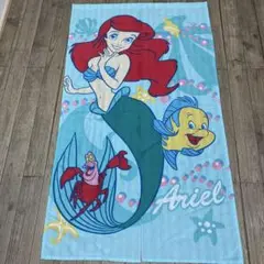ディズニー　リトルマーメイド　のれん