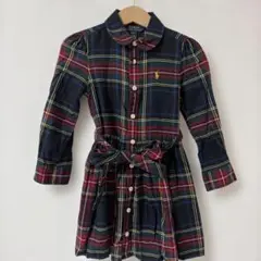 POLO RALPH LAUREN キッズ チェックワンピース 3T
