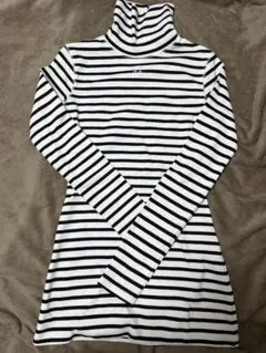 epine ボーダータートルワンピース