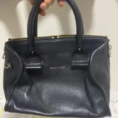 SEE BY CHLOÉ 黒 レザー ハンドバッグ