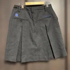 パーリーゲイツ　ゴルフ　グレンチェック柄ボックスプリーツスカート　サイズ1