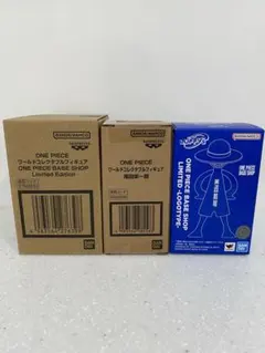 ワンピースベースショップ ワーコレ2種&ルフィズ　尾田栄一郎 ルフィ