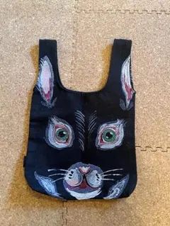 NATHALIE LETE 黒うさぎ うさぎ顔トートバッグ　大　ラージ