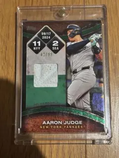 アーロンジャッジ　topps series2ベースレリック 99シリ