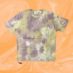 aimoha タイダイ Ｔシャツ イエロー ブラウン 1798