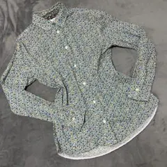 美品✨ポールスミスPaul Smith PS 花柄シャツ　38 ブルー×イエロー