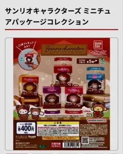 サンリオキャラクターズ ミニチュアパッケージコレクション シナモン＆クロミ