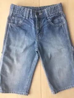 【ユニクロ♪】デニム ハーフパンツ（120）