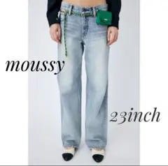 moussy 90S LOWRISE LOOSE STRAIGHT デニムパンツ