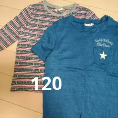 Daddy Oh Daddy２枚セット 青 長袖カットソー