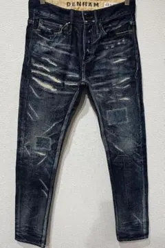 DENHAM JAG W33 ボタンフライ クラッシュ ジーンズ 日本製 - メルカリ