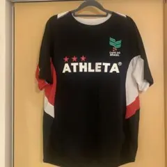 ATHLETA サッカーシャツ 黒/赤/白