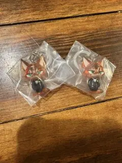 ズートピア2 めじるしアクセサリー　ニックB 2点　ガチャ