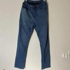 ユニクロ キッズ ヒートテック デニムパンツ 160 ライトブルーのサムネイル