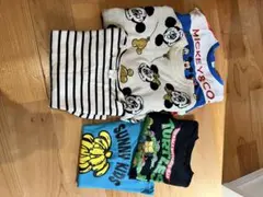 キッズTシャツ、トレーナー、ニット5枚セット