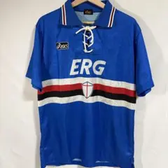 90s サンプドリア asics ERG ユニフォーム 総柄 セリエA O/XL