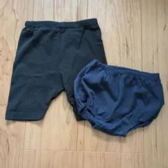 西松屋パンツセット 80cm 黒 紺