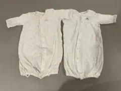 【バラ売り可】ミキハウス ツーウェイ ドレスオール ロンパース 双子 男女