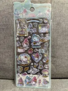 国内未販売！！ サンリオ ボンボンドロップシール うるちゅる 立体シール