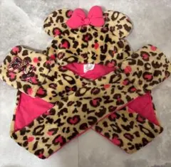 ファンキャップマフラー ミニー ヒョウ柄