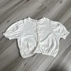monbebe カーディガン 70〜80 ホワイト 韓国子供服