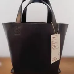 無印良品　ヌメ革　ミニ　トートバッグのサムネイル