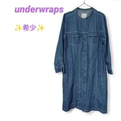 いちごミルク様専用【美品】アンダーラップス　ロングワンピース　デニム