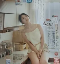 ビックコミックスピリッツ 51号 福井梨莉華チェキプレゼント応募券 3枚