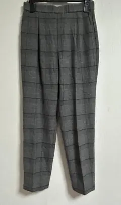 THE SHOP TK グレー チェック柄 スラックス