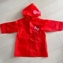 ハローキティー 雨合羽 レインコート サイズ90