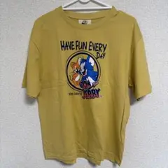 トムとジェリー Tシャツ Sサイズ イエロー