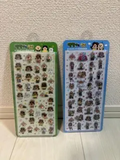 韓国限定 パンパンイ 3D ボンボンドロップシール2枚セット16日以降値上げ予定