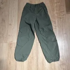 UNIQLO 160サイズ オリーブ ロングパンツ