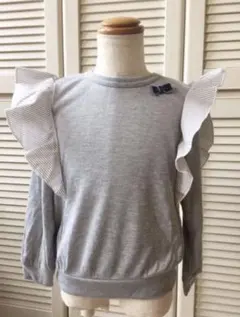 新品　セラフ　女の子　長袖　ロンT  120cm   seraph 　グレー